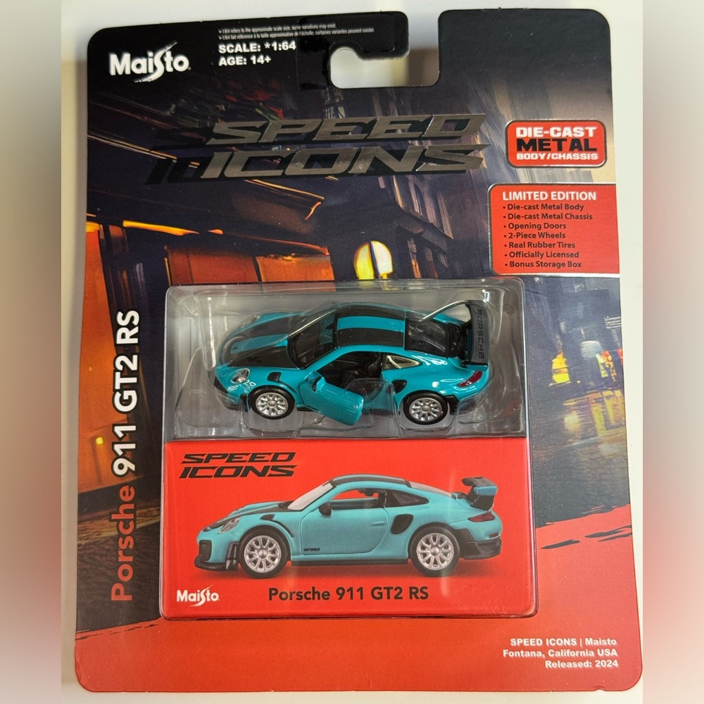 Maisto SPEED ICONS PORSCHE 911 GT2 RS